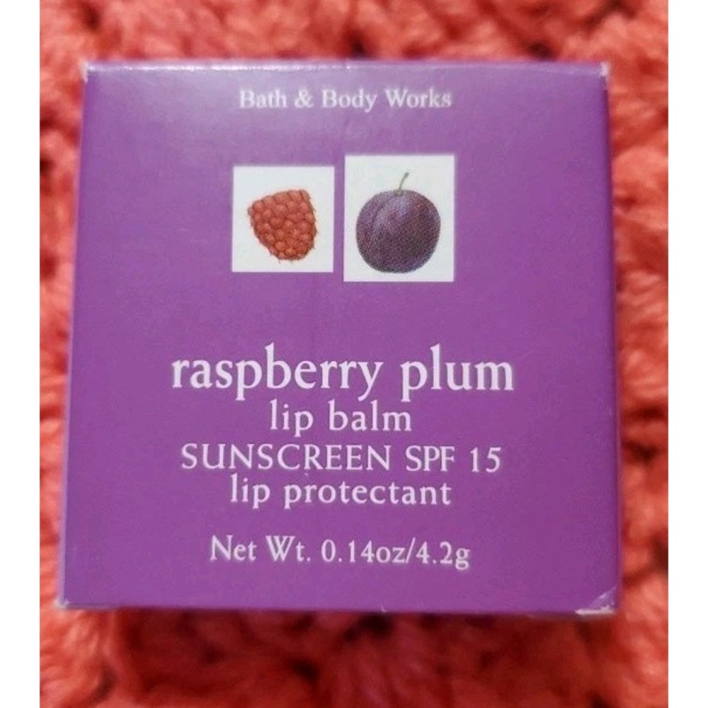 Bath‎ & Body Works Rasberry Plum SPF 15 Lip Balm
